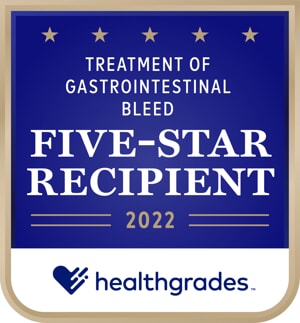 Five-Star Distinction for Treatment of Gastrointestinal Bleeding in 2022